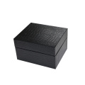 Custom Logo PU leather Wedding Ring Jewelry Box